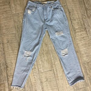 Pacsun Light Wash Mom Jeans